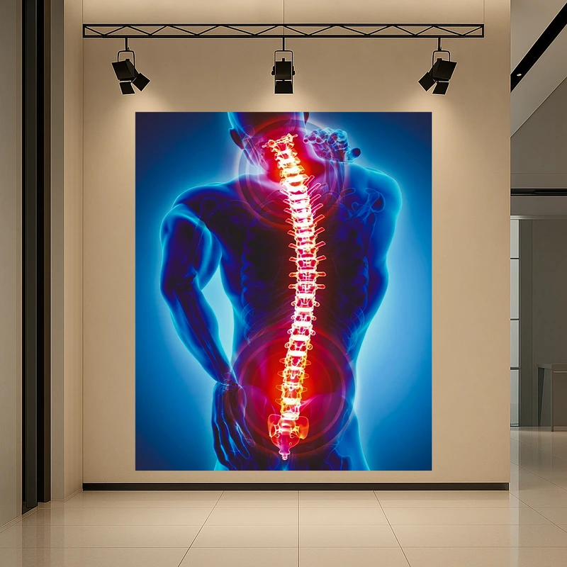 پوستر طرح فشردگی مهره ها مدل مراکز عصبی کد AR3059667