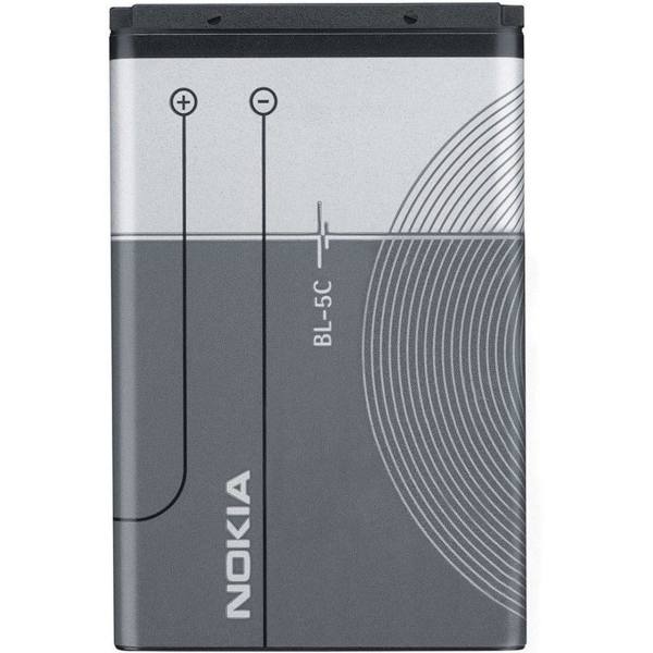 باتری موبایل مدل BL_5C9 ظرفیت 1030 میلی آمپر ساعت مناسب برای گوشی موبایل نوکیا 1280