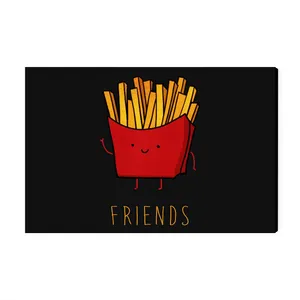 تابلو شاسی عرش مدل فانتزی سیب زمینی سرخ کرده Friends کد As1682