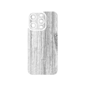 MAHOOT White_Wood Cover Sticker for Apple iPhone 15 Pro