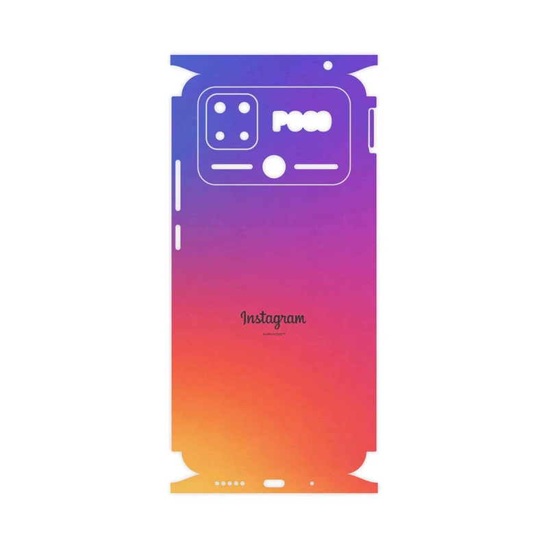 برچسب پوششی ماهوت مدل Instagram-FullSkin مناسب برای گوشی موبایل شیائومی Poco C40