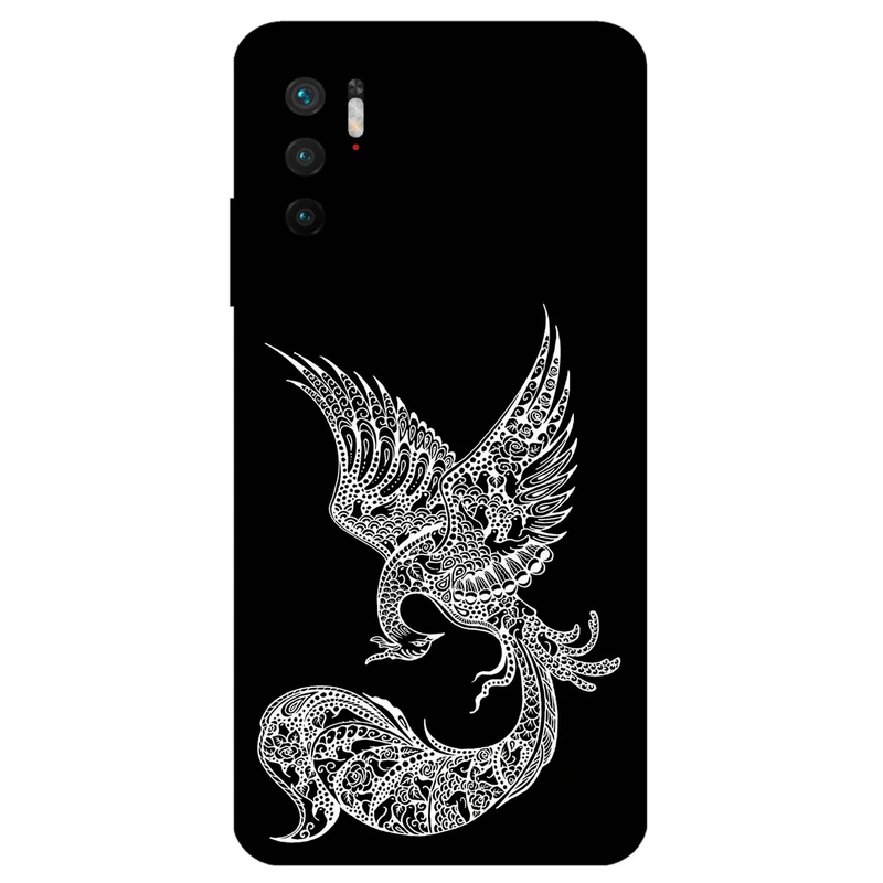 کاور مگافون طرح ققنوس مدل 1629 مناسب برای گوشی موبایل شیائومی Redmi Note 10 5G / Poco M3 Pro