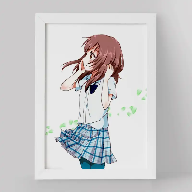 تابلو خندالو مدل شوکو نیشیمیا انیمه سایلنت ویس کد 15781