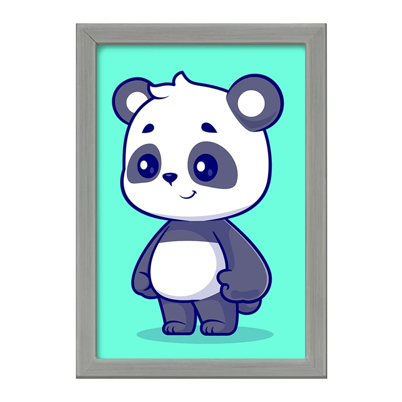 تابلو خندالو طرح حیوانات بامزه پاندا کد 29711