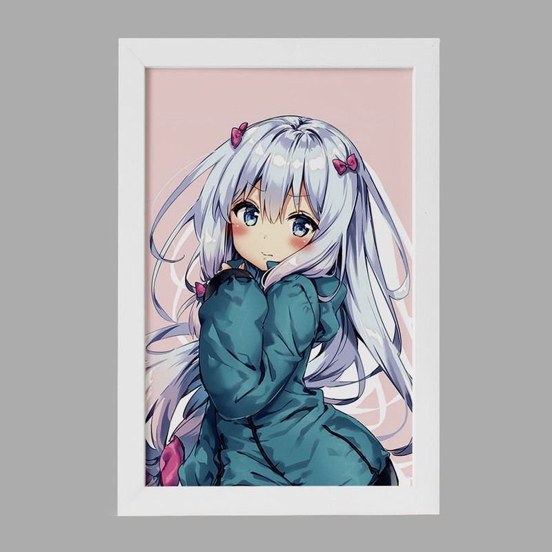 تابلو خندالو مدل ساگیری انیمه ارومانگا سنسی Eromanga Sensei کد 22655
