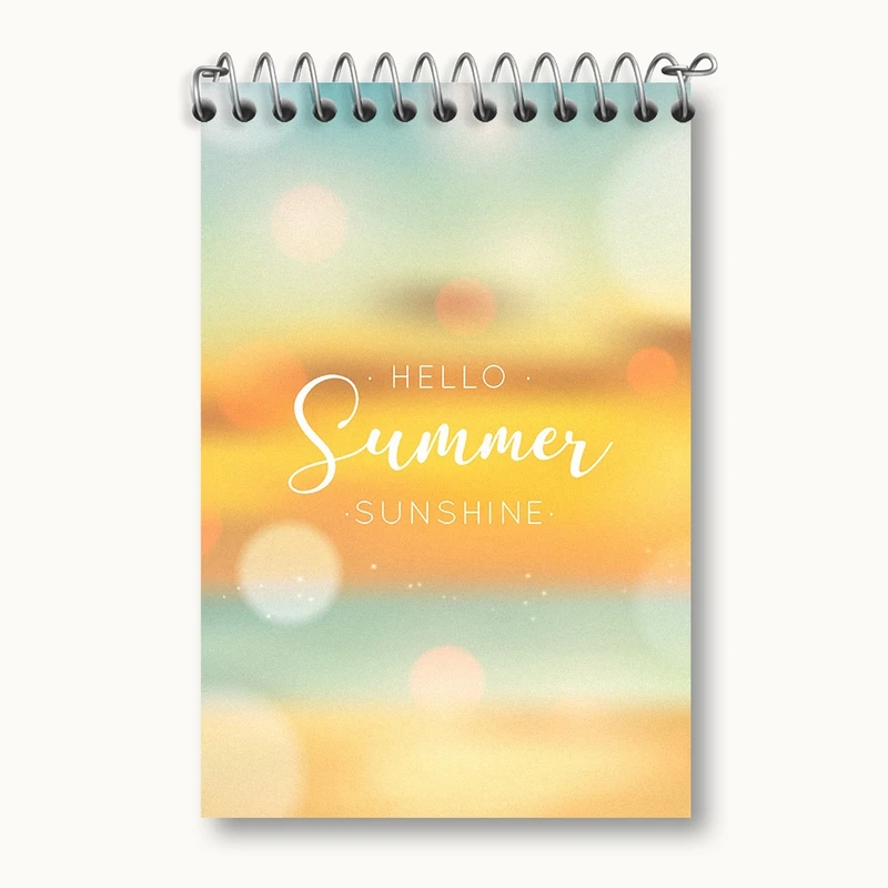 دفتر یادداشت 50 برگ خندالو مدل Hello Summer Sunshine کد F1454