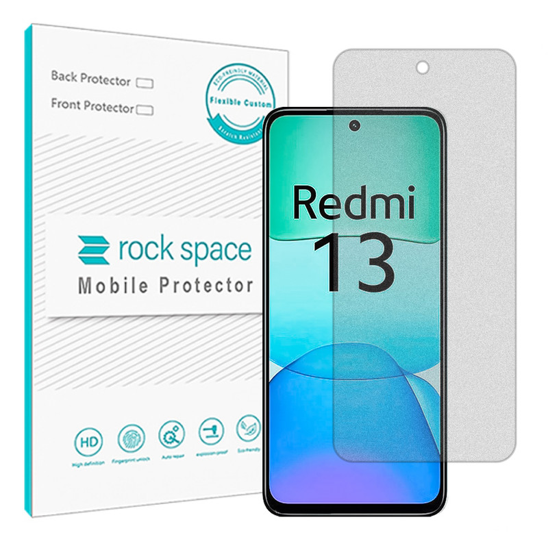محافظ صفحه نمایش مات راک اسپیس مدل Resistant‌ مناسب برای گوشی موبایل شیائومی Redmi 13