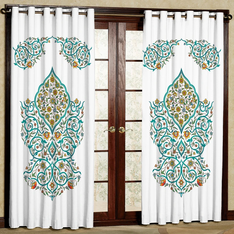 پرده مدل مخمل پانچی کد 136 سایز 140x280 سانتی متر