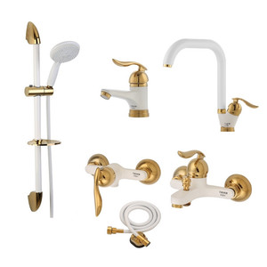 ست شیرآلات ترنم مدل قهرمان تپس کد2KH-ST مجموعه 6 عددی