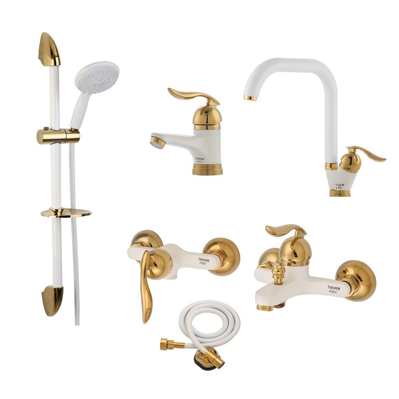 ست شیرآلات ترنم مدل قهرمان تپس کد2KH-ST مجموعه 6 عددی