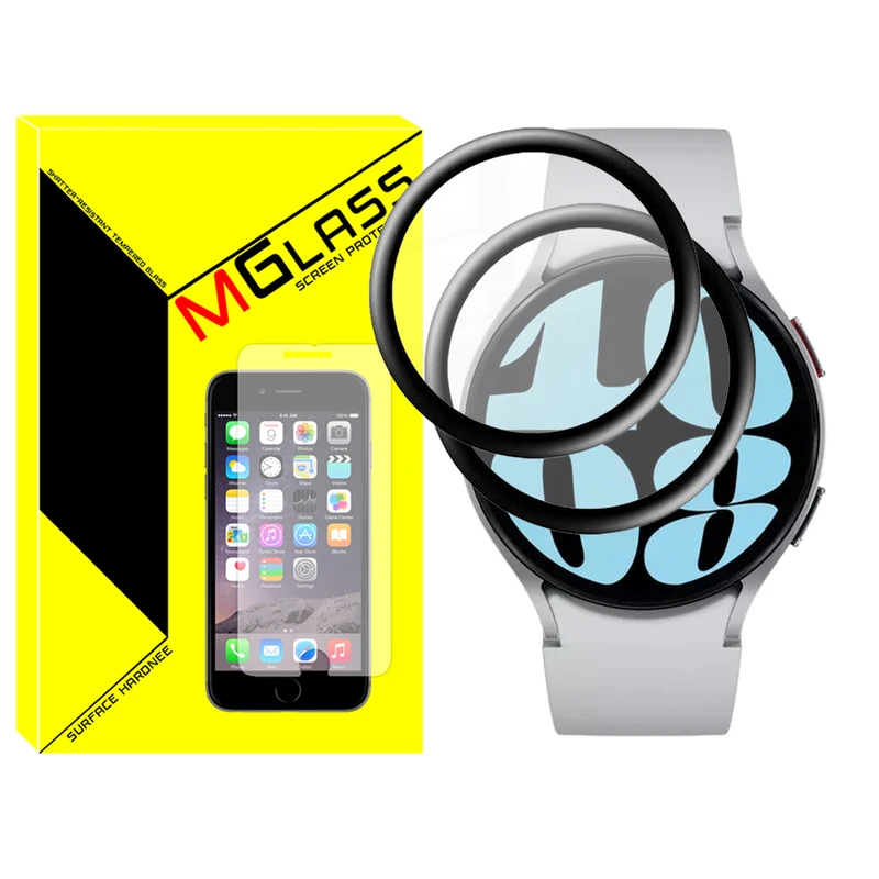 محافظ صفحه نمایش نانو ام‌گلس مدل NMG مناسب برای ساعت هوشمند سامسونگ Galaxy Watch 6 40mm بسته دو عددی