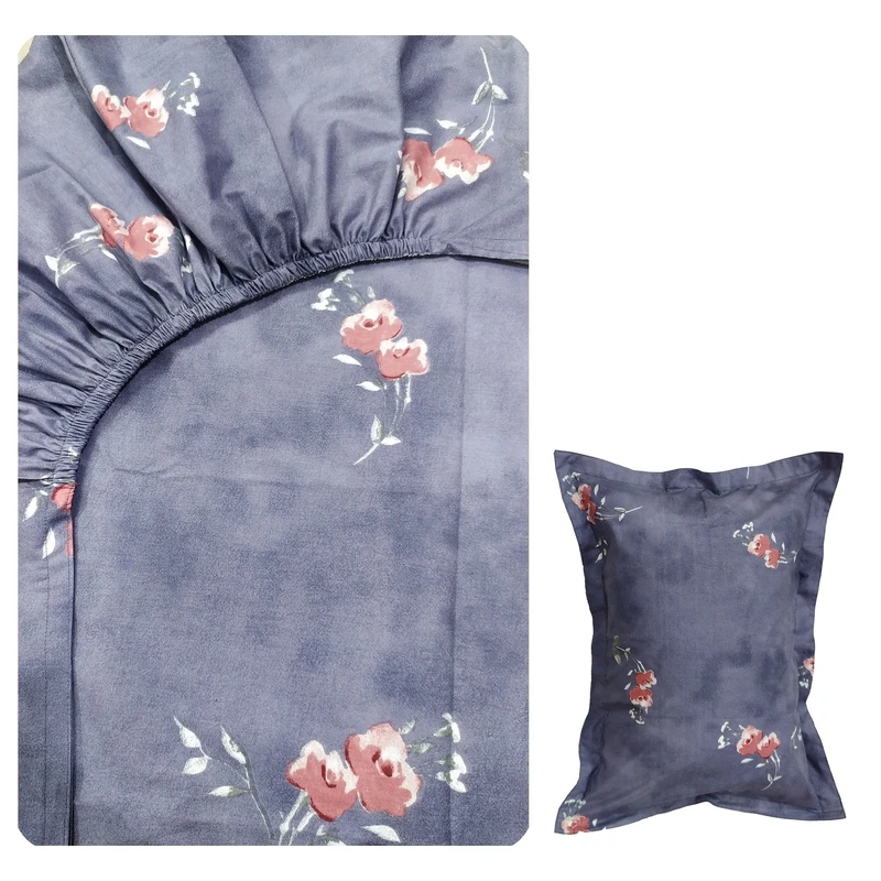 سرویس ملحفه 1 نفر 2 تکه رزین تاژ مدل ایزابل