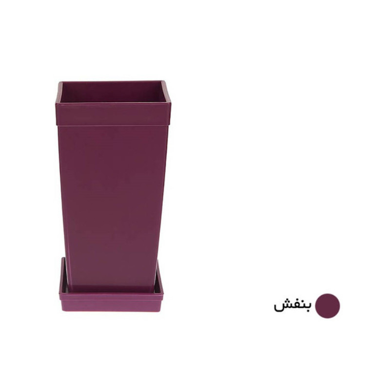 گلدان شهرآذین مدل 4018 مجموعه 2 عددی
