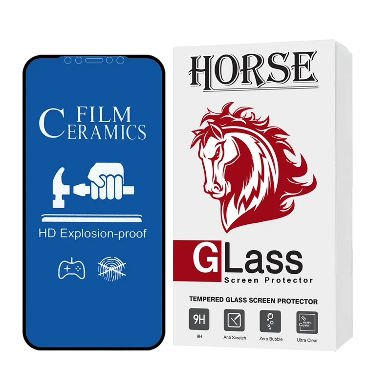 محافظ صفحه نمایش سرامیکی مات هورس مدل CERMAH مناسب برای گوشی موبایل اپل iPhone 11 Pro / iPhone XS / iPhone X