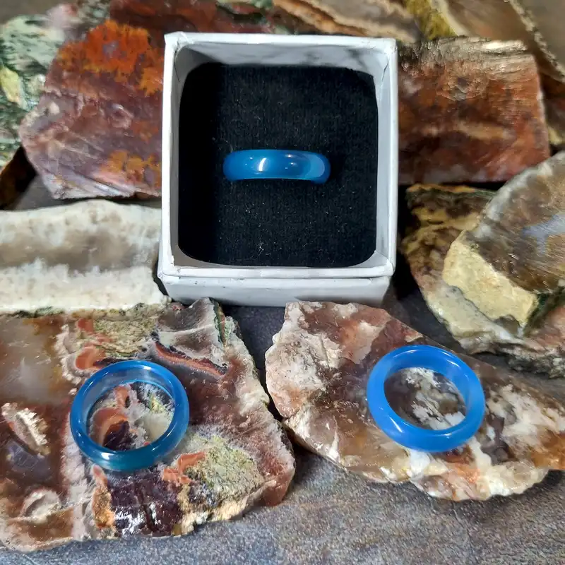 انگشتر مدل حلقه عقیق کد B