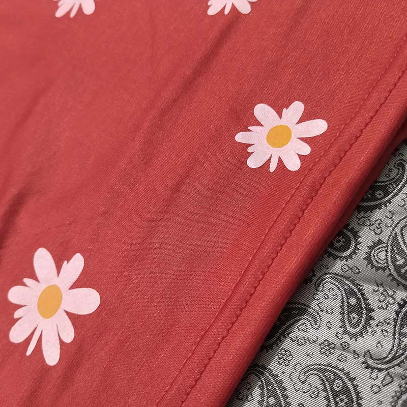 ست تی شرت و شلوارک زنانه مدل بابونه کد 7