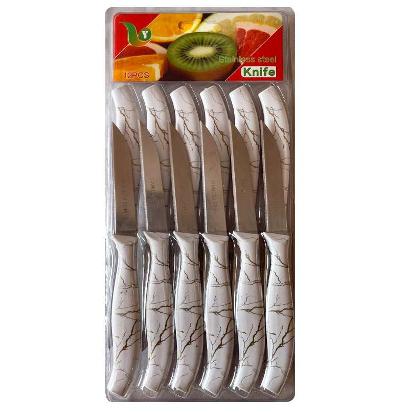 کارد میوه خوری مدل pcs بسته 12 عددی