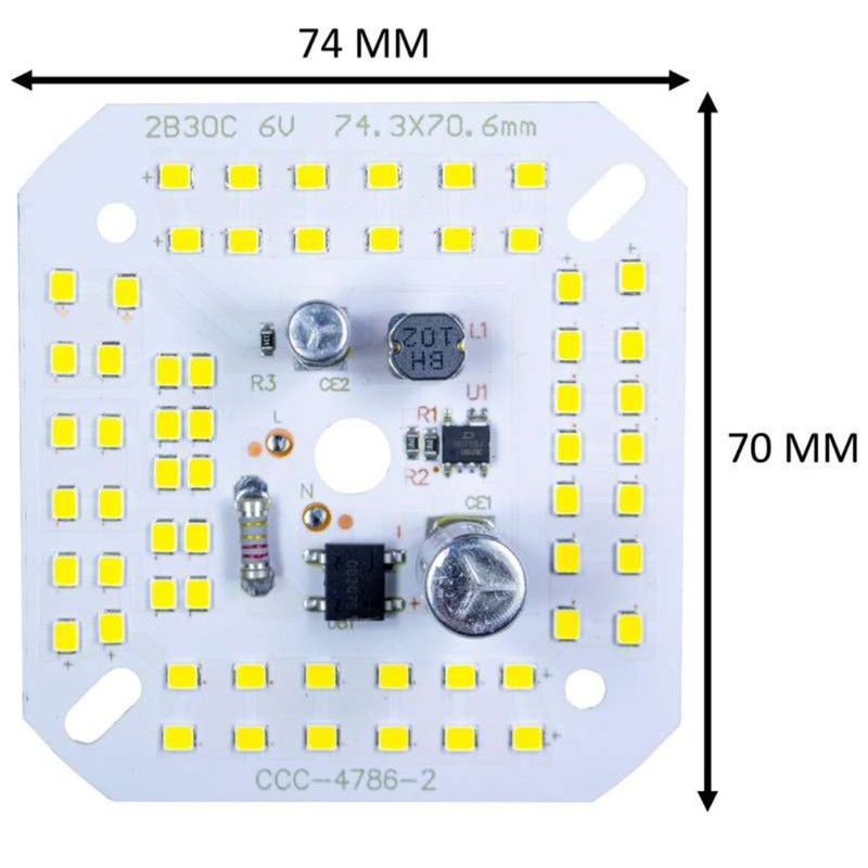 چیپ ال ای دی 60 وات مدل MRB-2B30C بسته 10 عددی