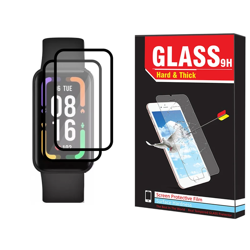 محافظ صفحه نمایش نانو هارد اند تیک مدل NHT مناسب برای ساعت هوشمند شیائومی Redmi Smart Band Pro بسته دو عددی
