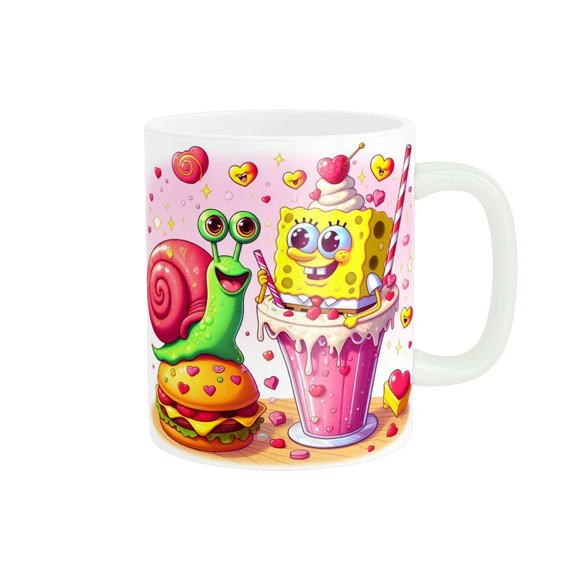 ماگ پاد آفرین طرح باب اسفنجی کد 1275