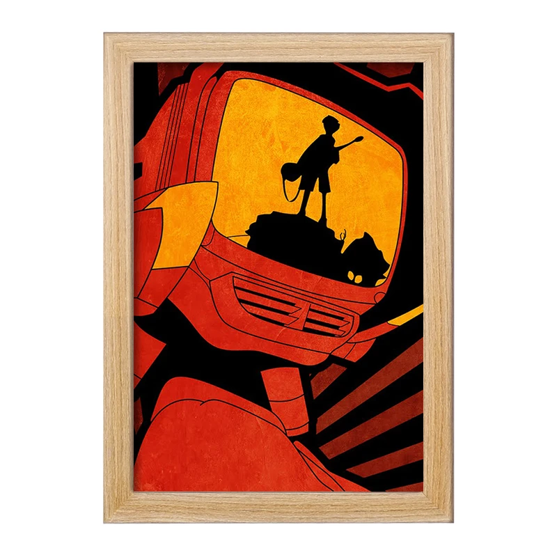 تابلو خندالو مدل انیمه فولی کولی Fooly Cooly  کد 23581