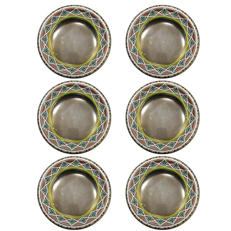 ظرف زعفران و ادویه مدل خاتم کد KH-L6 بسته 6 عددی