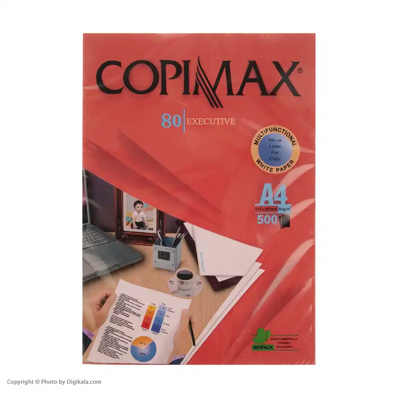 کاغذ رنگی A4 کپی مکس کد 2414 بسته 500 عددی