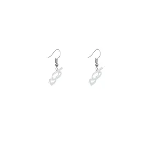 گوشواره زنانه هایکا طرح نرگس مدل ha-258