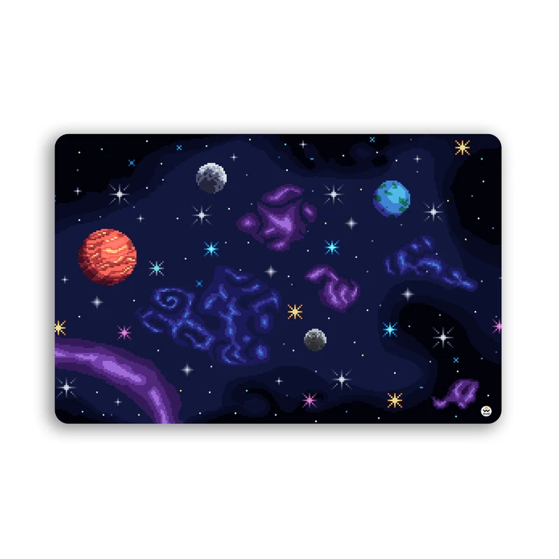 ماوس پد مخصوص بازی شادیت مدل کهکشان پیکسلی کد1064 سایز 37*24 سانتی متر