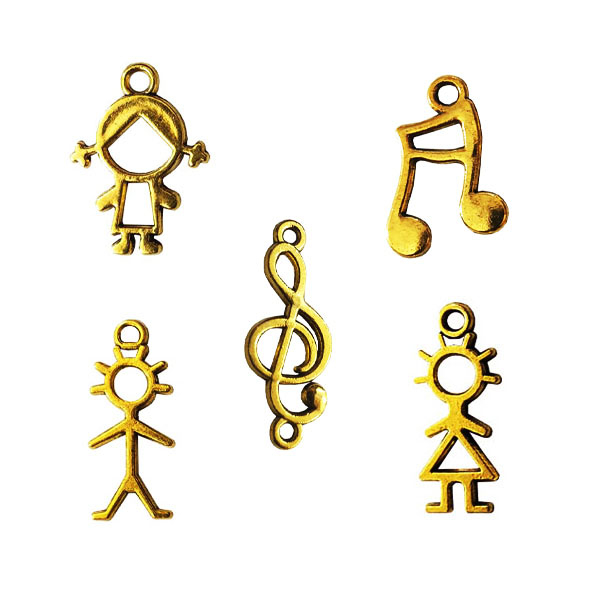 آویز دستبند کد AD 150 مجموعه 5 عددی