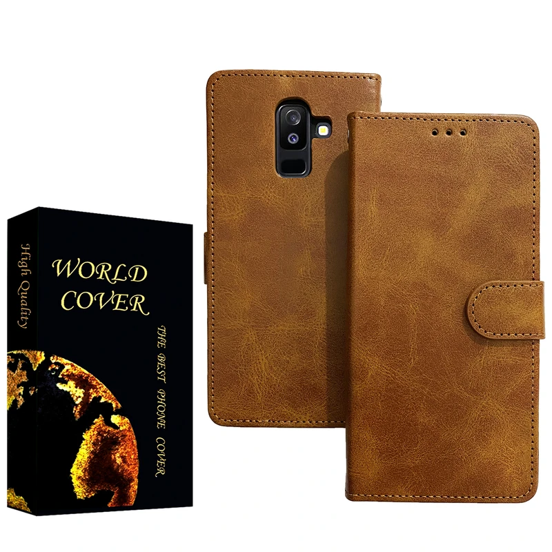 کیف کلاسوری دنیای قاب طرح Magneti کد D004 مناسب برای گوشی موبایل سامسونگ Galaxy A6 Plus / J8