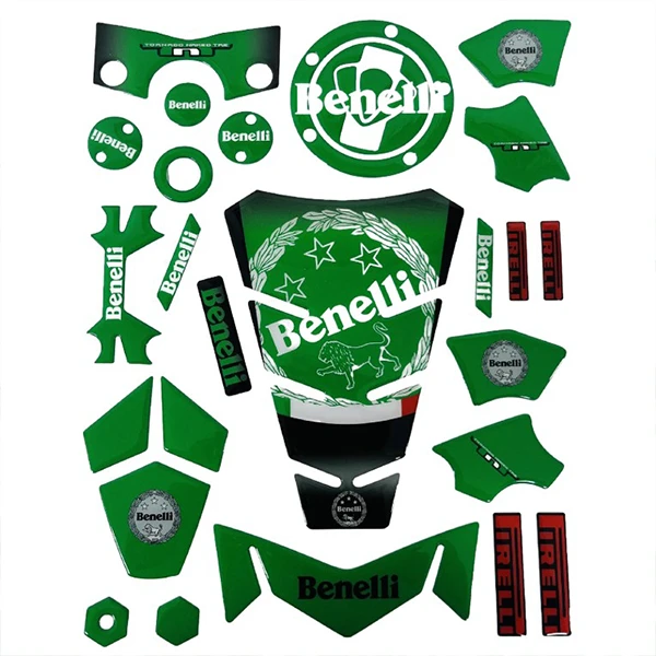  برچسب بدنه موتور سیکلت وارون مدل W-83-GREN مناسب برای بنلی 300 بسته 25 عددی
