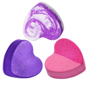 کوکتل نمک حمام مدل قلب وزن 55 گرم بسته 3 عددی