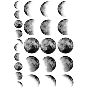 تتو موقت مدل ماه کد 045