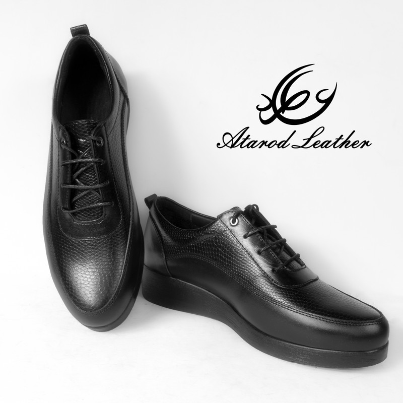 کفش طبی زنانه چرم عطارد مدل چرم طبیعی کد SH83