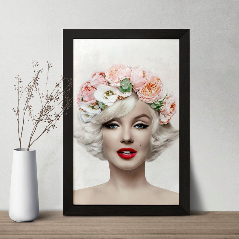 تابلو خندالو مدل مرلین مونرو Marilyn Monroe  کد 3978