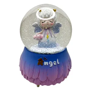 گوی موزیکال مدل پمپی فرشته مهربون طرح  Angel کد PB2034