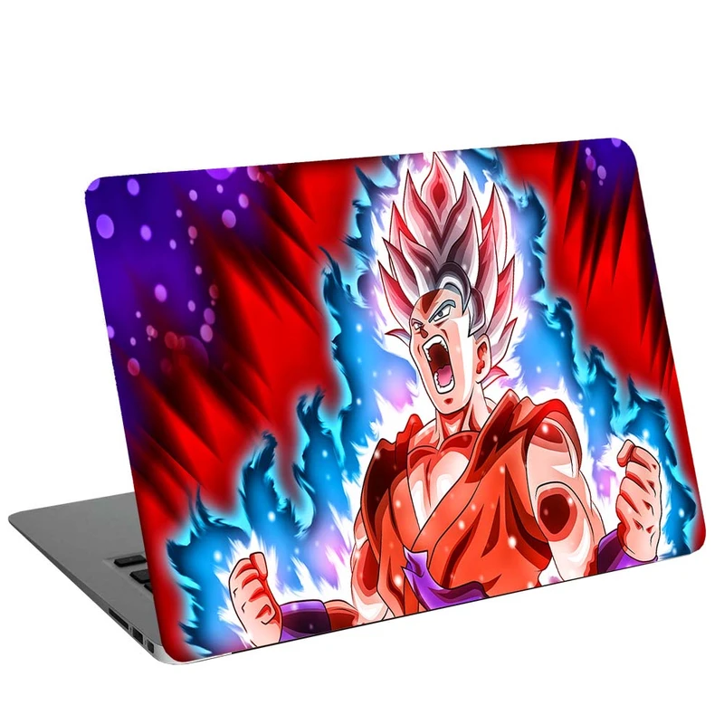 استیکر لپ تاپ مدل goku kaioken G-1842 مناسب برای لپ تاپ 15.6 اینچ