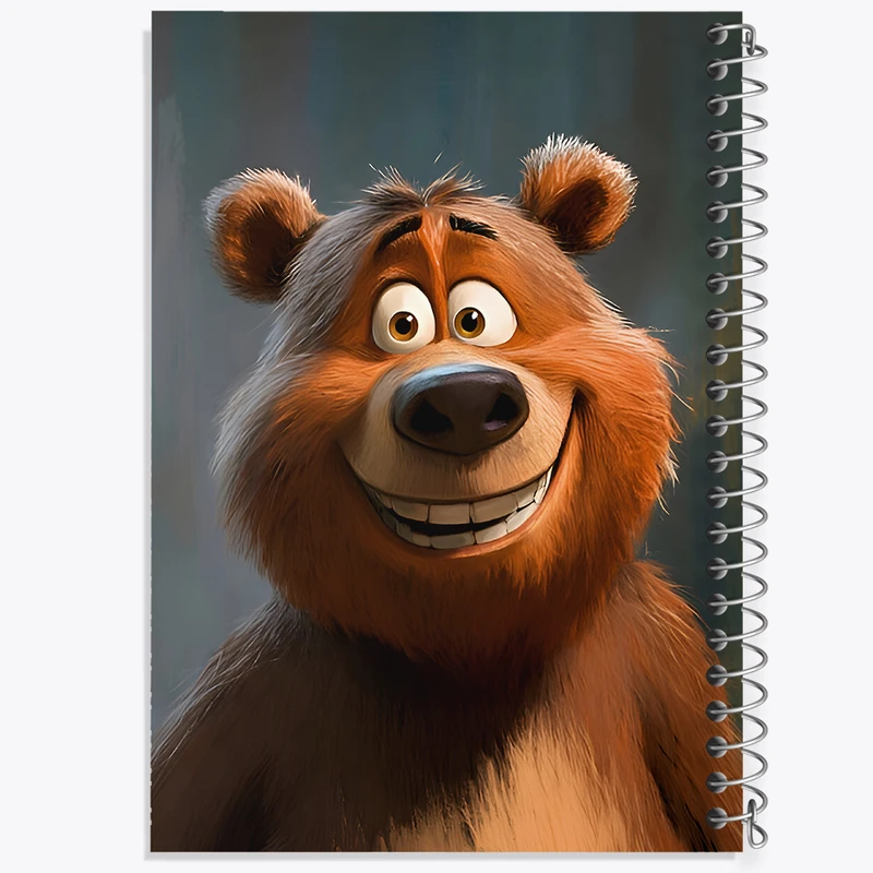 دفتر لیست خرید 50 برگ خندالو طرح خرس کد F6584