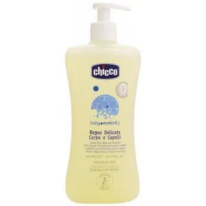 شامپو سر و بدن کودک چیکو مدل Gentle حجم 450 میلی لیتر