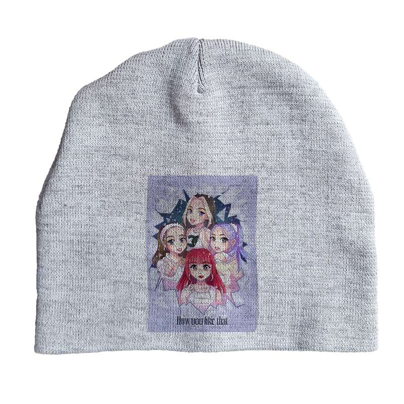 کلاه بافتنی مدل Black Pink 013