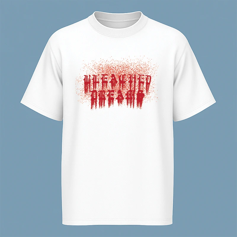 تی‌شرت آستین کوتاه مردانه مدل گرفیتی اسپری d15