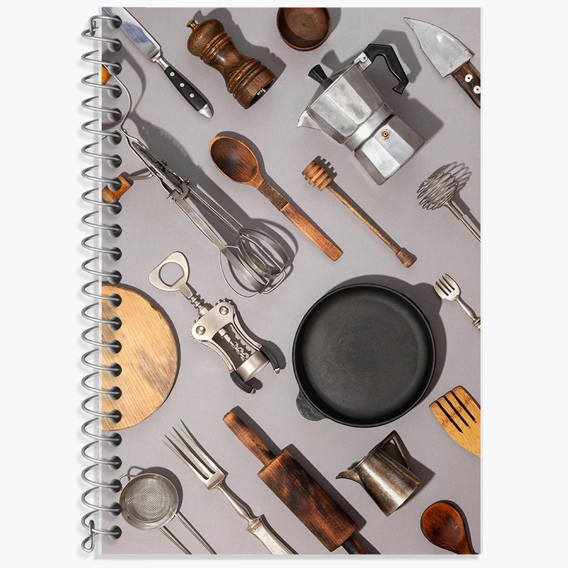 دفتر لغت 50 برگ خندالو طرح آشپزی کد F2366