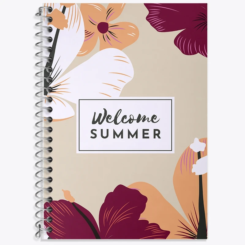 دفتر لغت 50 برگ خندالو طرح تابستان کد F2332