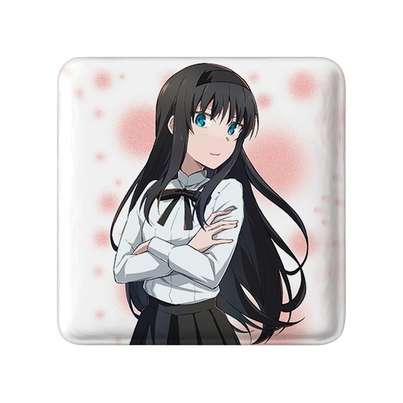 مگنت خندالو طرح بازی تسوکی هیمه‌ (Tsukihime) مدل مربعی کد 34497