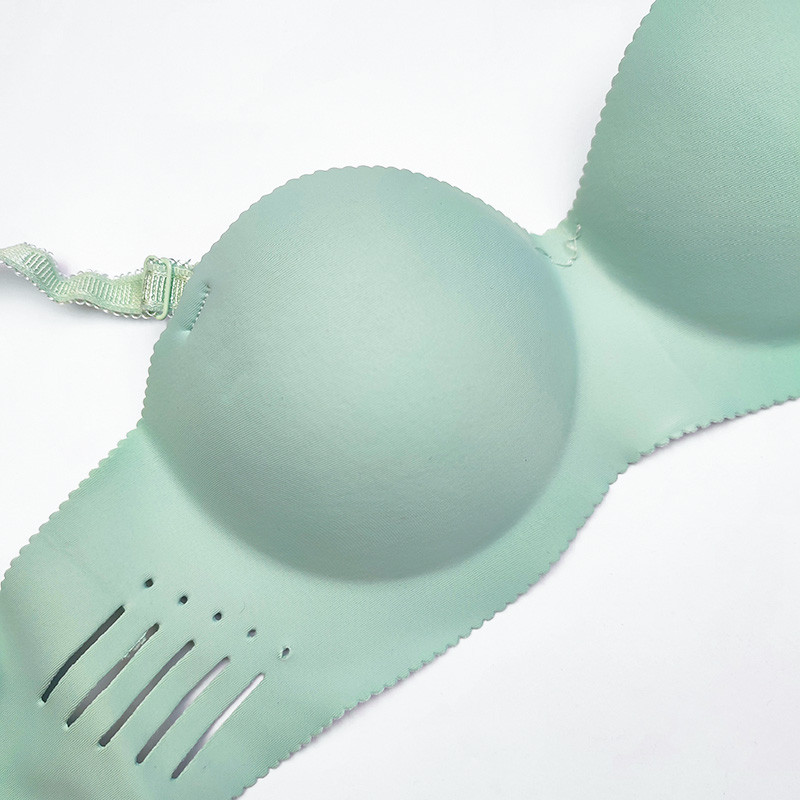 سوتین زنانه مدل اسفنجی دکلته نیم جک لیزری بدون فنر کاپ A کد 686045