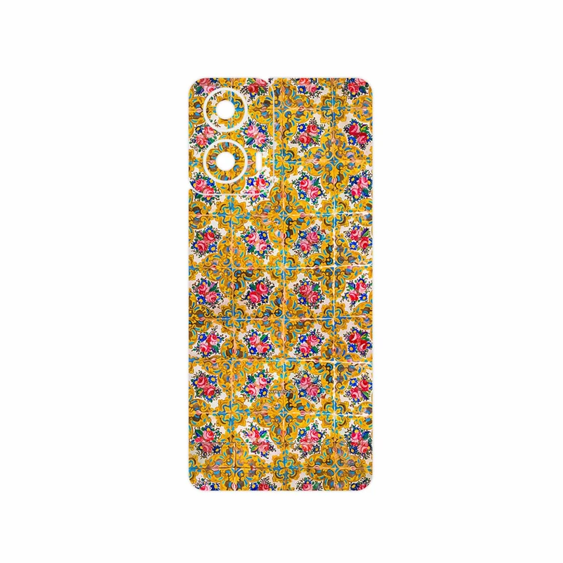 برچسب پوششی ماهوت مدل Iran Tile 15 مناسب برای گوشی موبایل موتورولا Moto G24