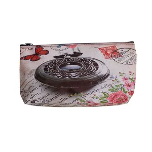 کیف لوازم آرایش زنانه مدل ساعت جیبی