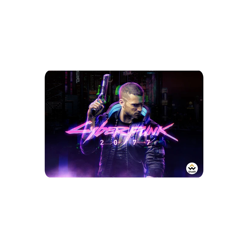 ماوس پد گیمینگ شادیت مدل سایبر پانک کد143 سایز37*24سانتیمتر