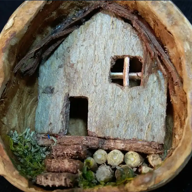 ماکت مدل خانه روستایی